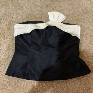 Strapless White House Black Market top, size 2